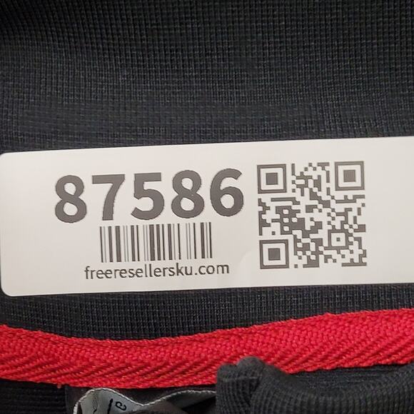 NIKE Jordan Jumpman Track Jacket Large 25x27 Baggy Black Red - Picture 8 of 16